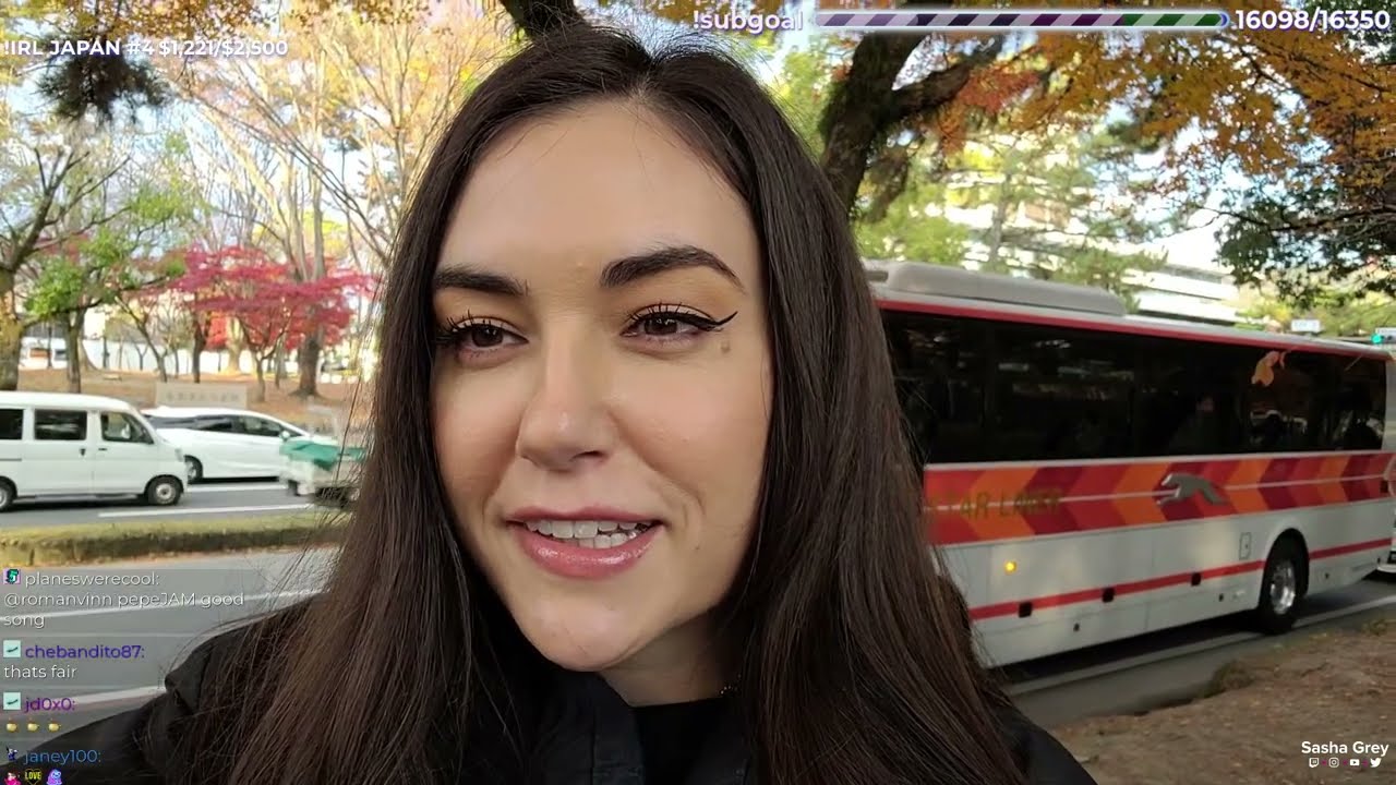 Sasha Grey VOD 10/Dec/2024 - IRL - Travelling 2024 / 🇯🇵 NARA JAPAN DEER PARK !IRL @sashagrey