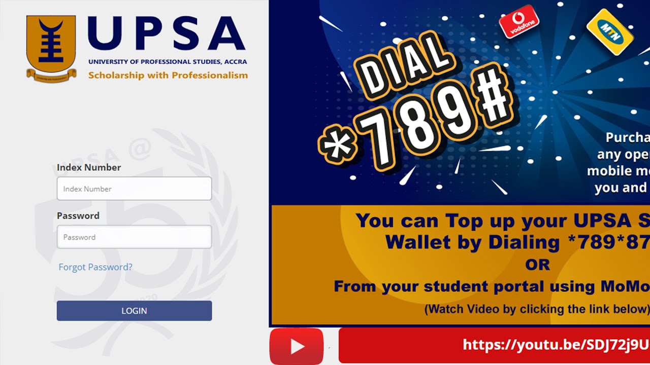 How to disburse UPSA hostel fees, transcript fees, resit fees and more