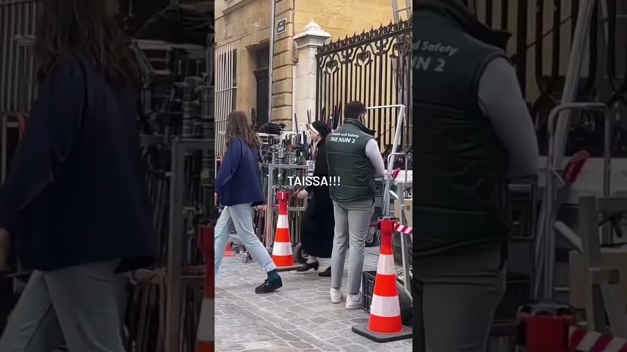 Short vid of Taissa Farmiga filming The Nun 2 #taissafarmiga #thenun2