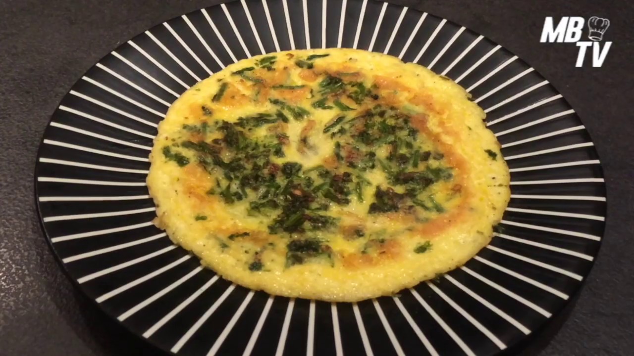 Omelette aux asperges sauvages