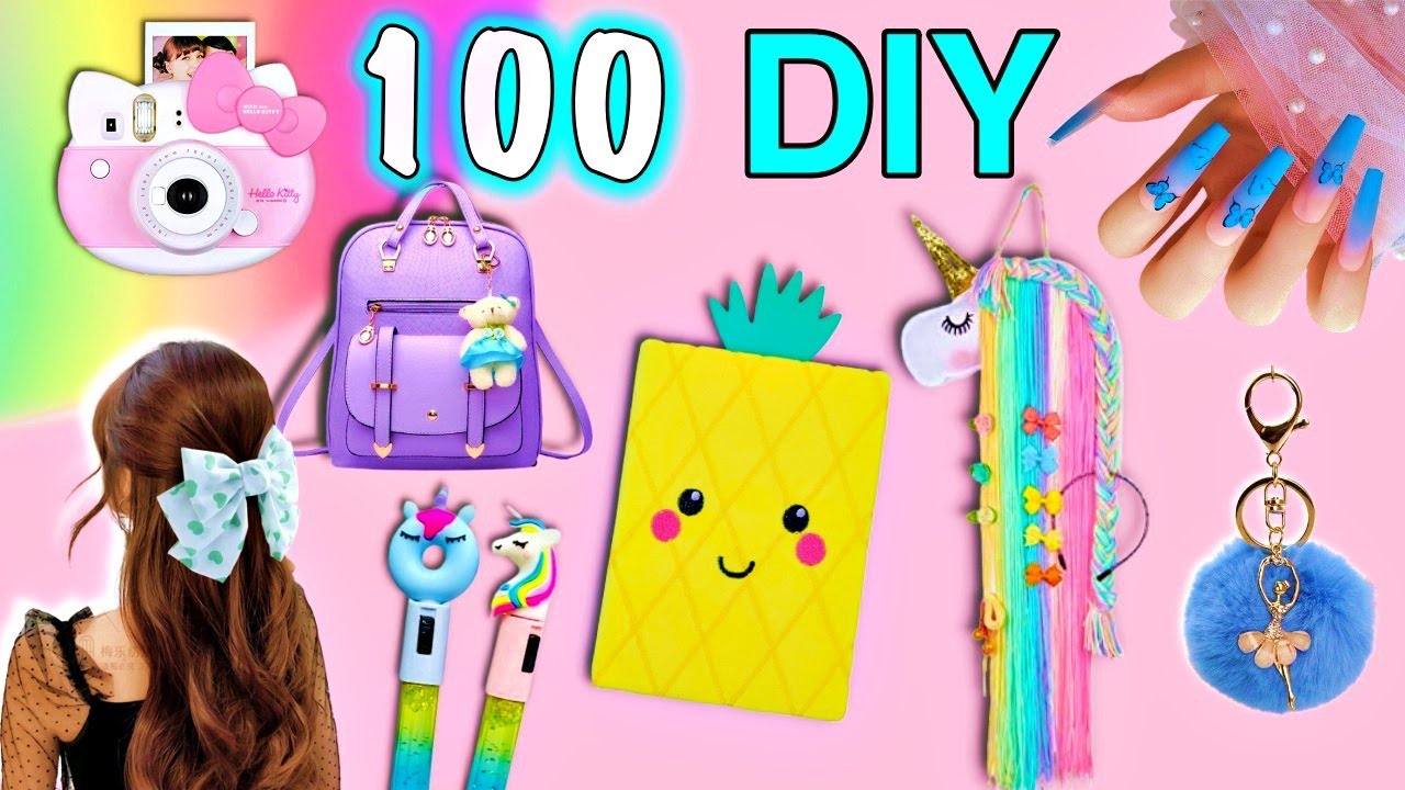 100 DIY - EENVOUDIGE LIFE HACKS EN DIY-PROJECTEN DIE JE IN 5 MINUTEN KUNT DOEN