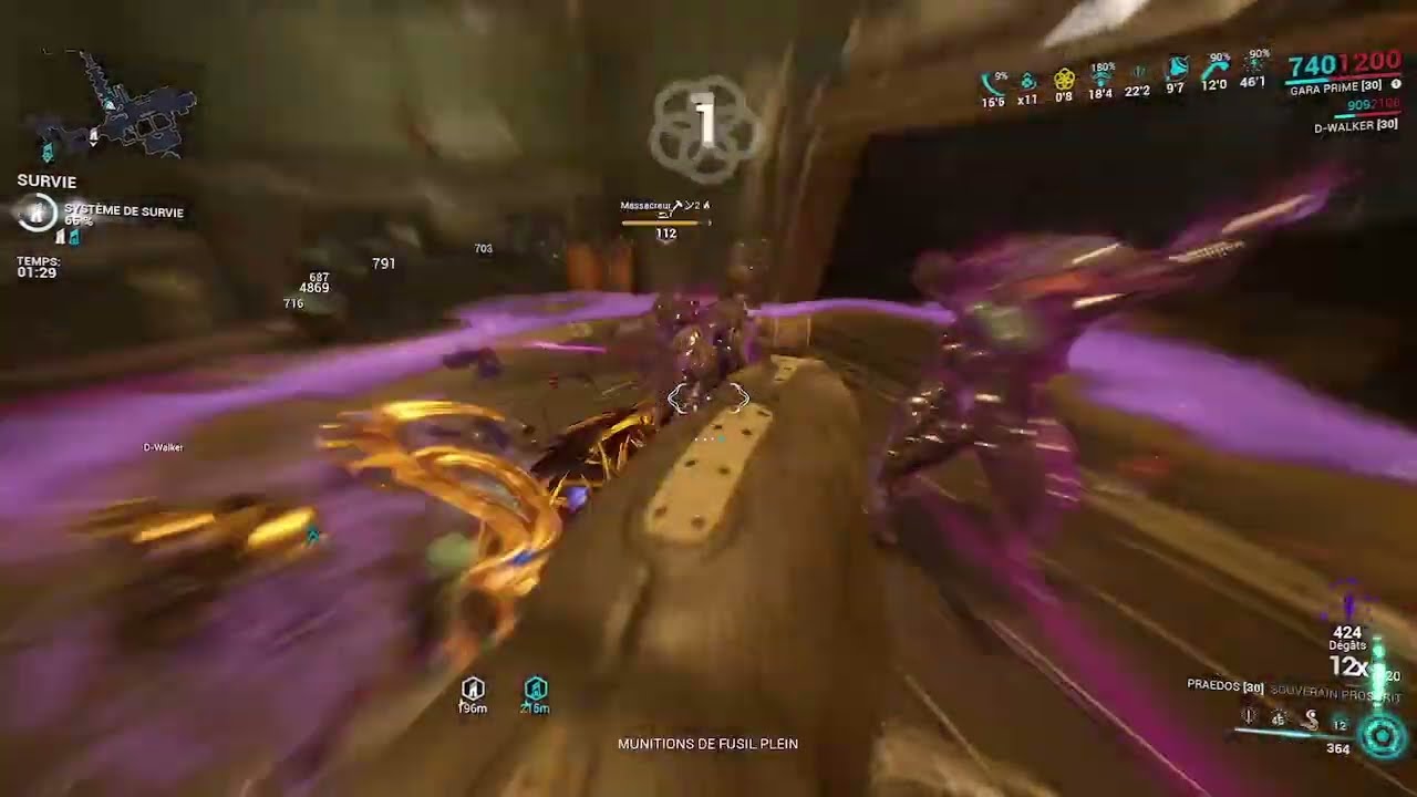 Warframe Praedos vs Stalker (SteelPath)