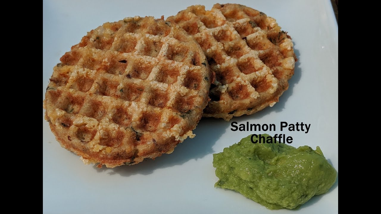 Salmon Patty Chaffle