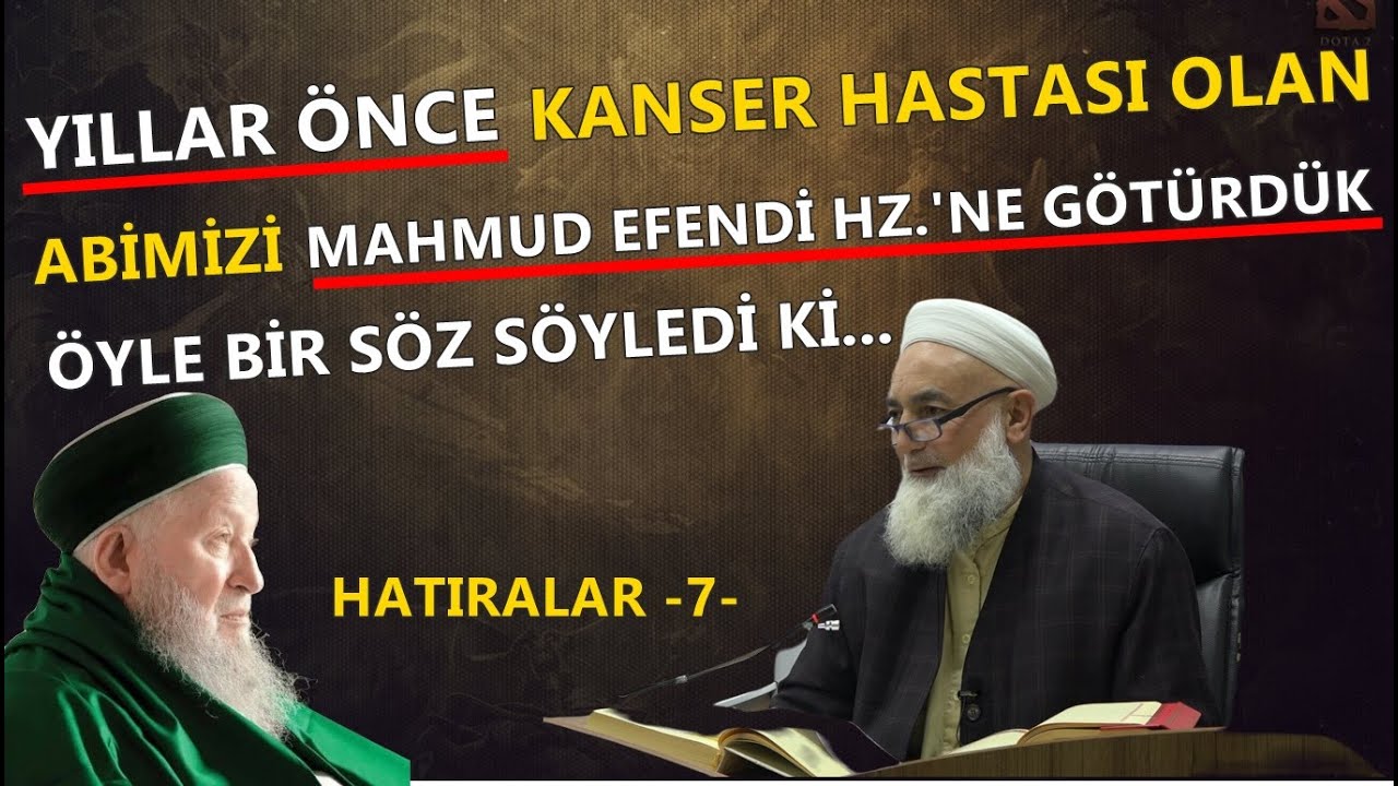 KANSER HASTASI OLAN ABİMİZİ MAHMUD EFENDİ'YE (KS.) GÖTÜRDÜK ÖYLE SÖZLER SÖYLEDİ Kİ HAYRET ETTİM !