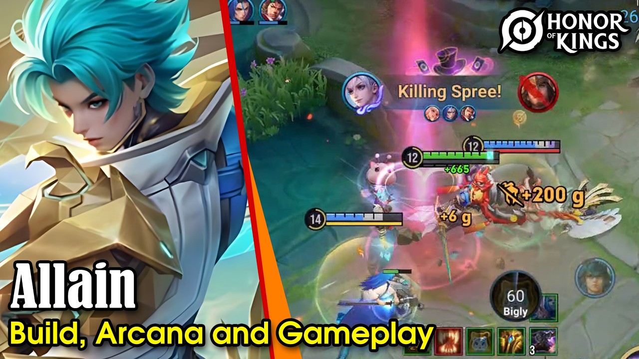 Honor of Kings Allain Gameplay - Buffed New Patch