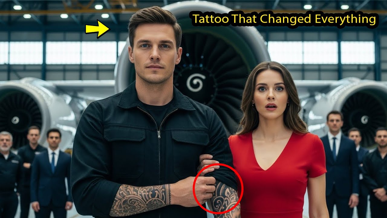 CEO Mocked a Single Dad Mechanic Over a Jet Engine — Then She Saw the Tattoo That Changed Everything