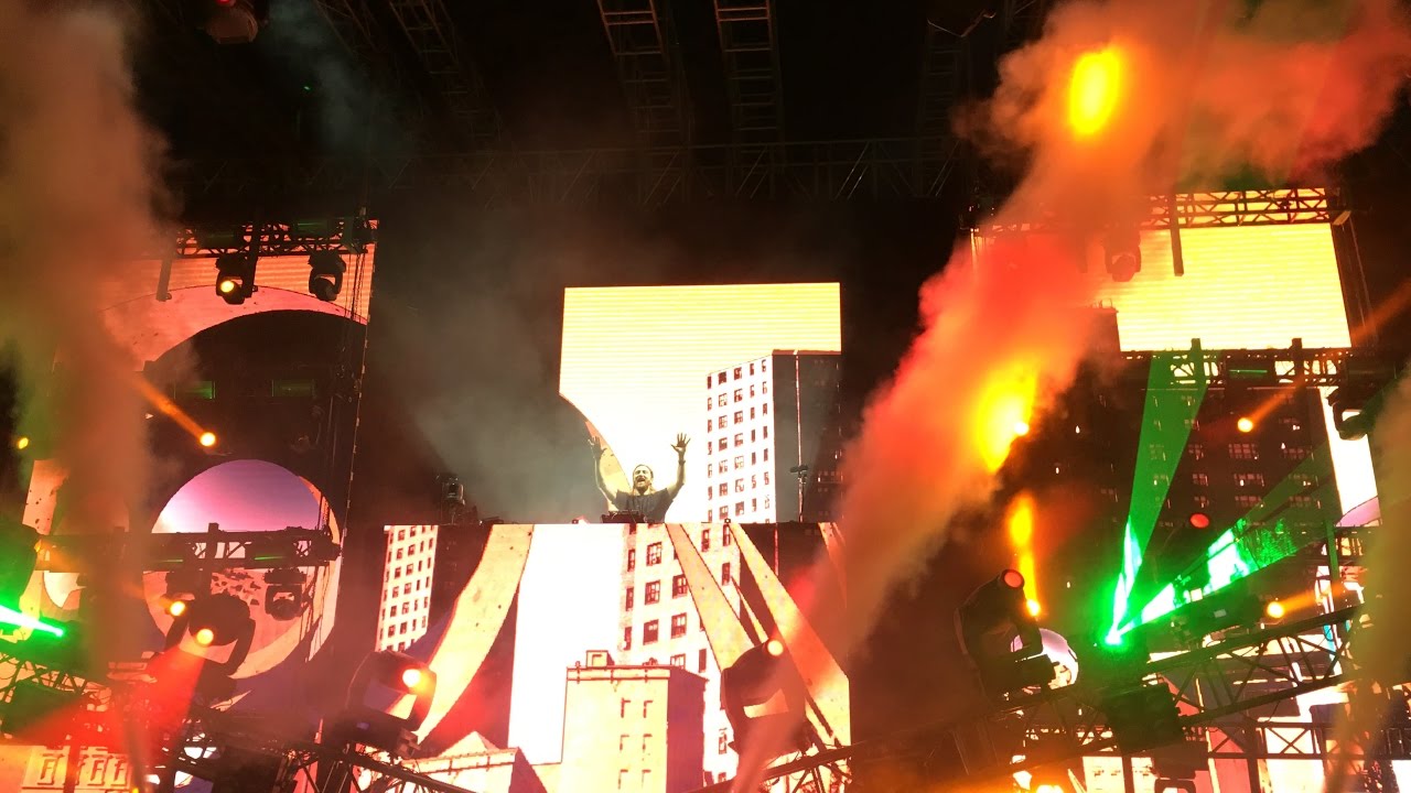 David Guetta Live In India, Hyderabad 4K (Mad crowd)