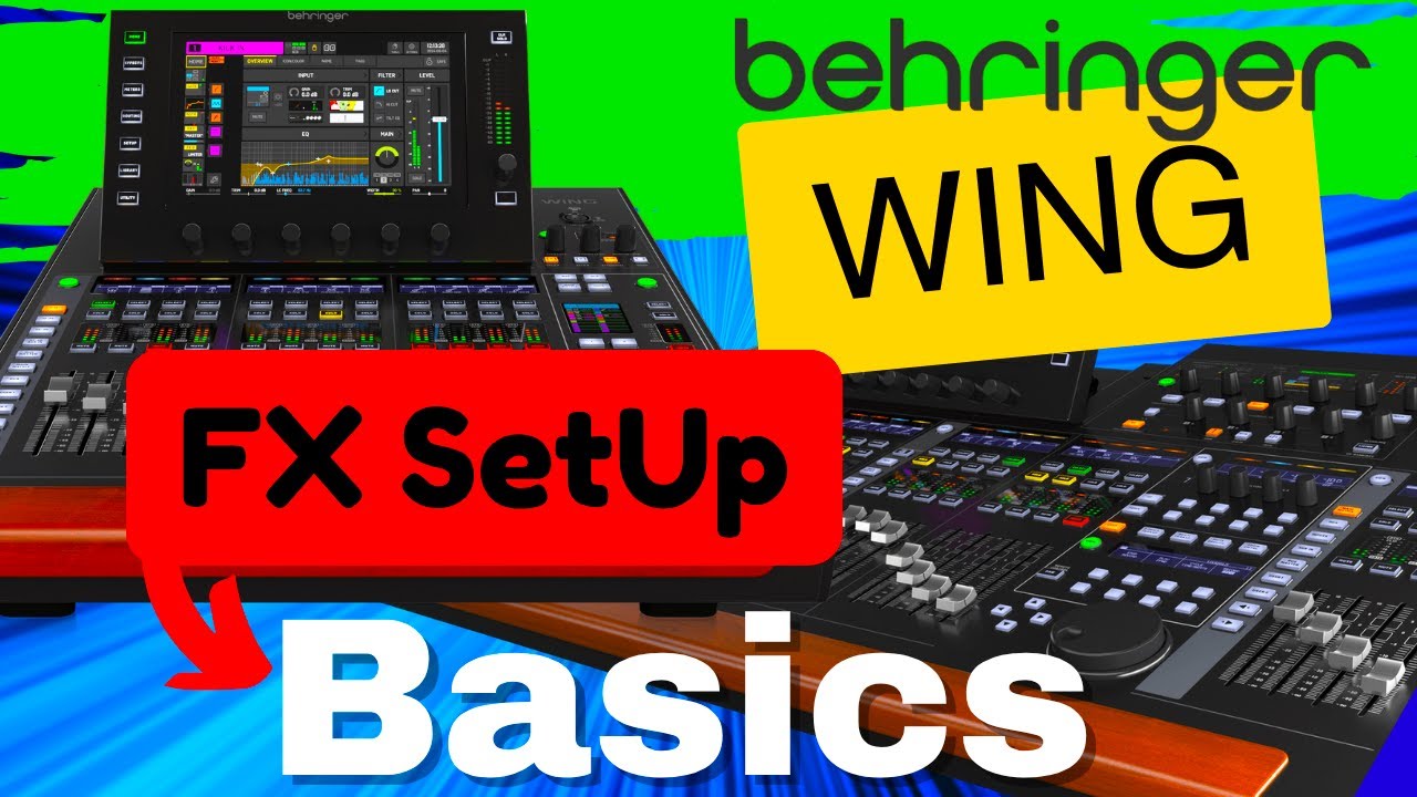 Behringer Wing FX Basics: профессиональный звук для вокала и инструментов
