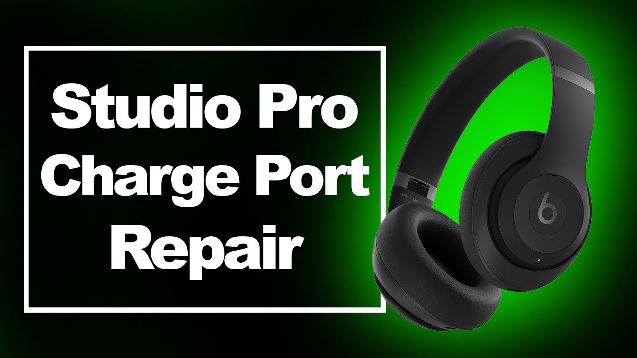 Замена зарядного порта USB-C для наушников Beats Studio Pro Wireless (2023) A2924. Ремонт.