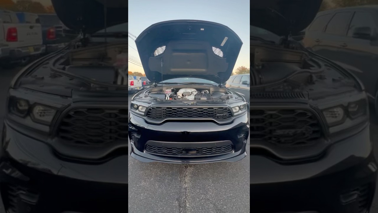 Dodge Durango Hellcat 2024 года в цвете &laquo;Чёрный бриллиант&raquo; с пробегом 49 миль! Доступен на Perfor...