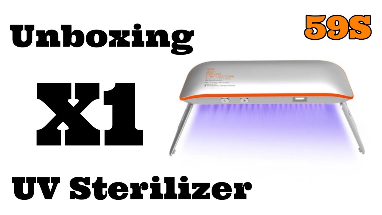59S Professional UVC LED Mini Sterilizer X1- Unboxing
