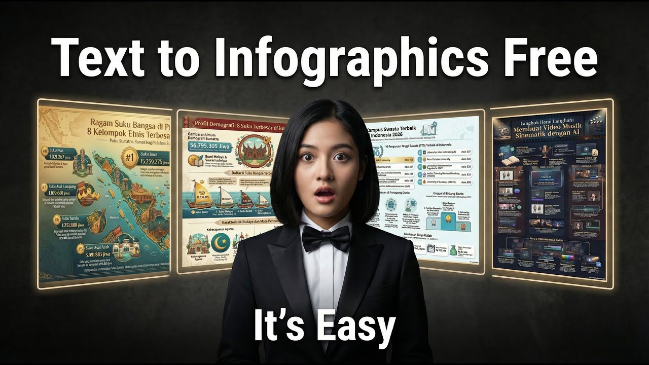 Bikin Infografis Cepat Dengan AI, Langsung Jadi, Gratis, nggak Perlu Prompt Rumit
