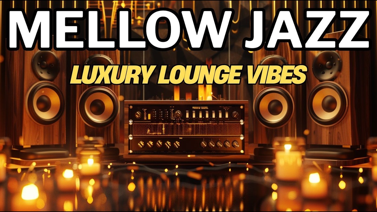 MELLOW JAZZ – Luxury Lounge Vibes | Elegant Smooth Jazz & Soul R&B Instrumentals (No Vocals)