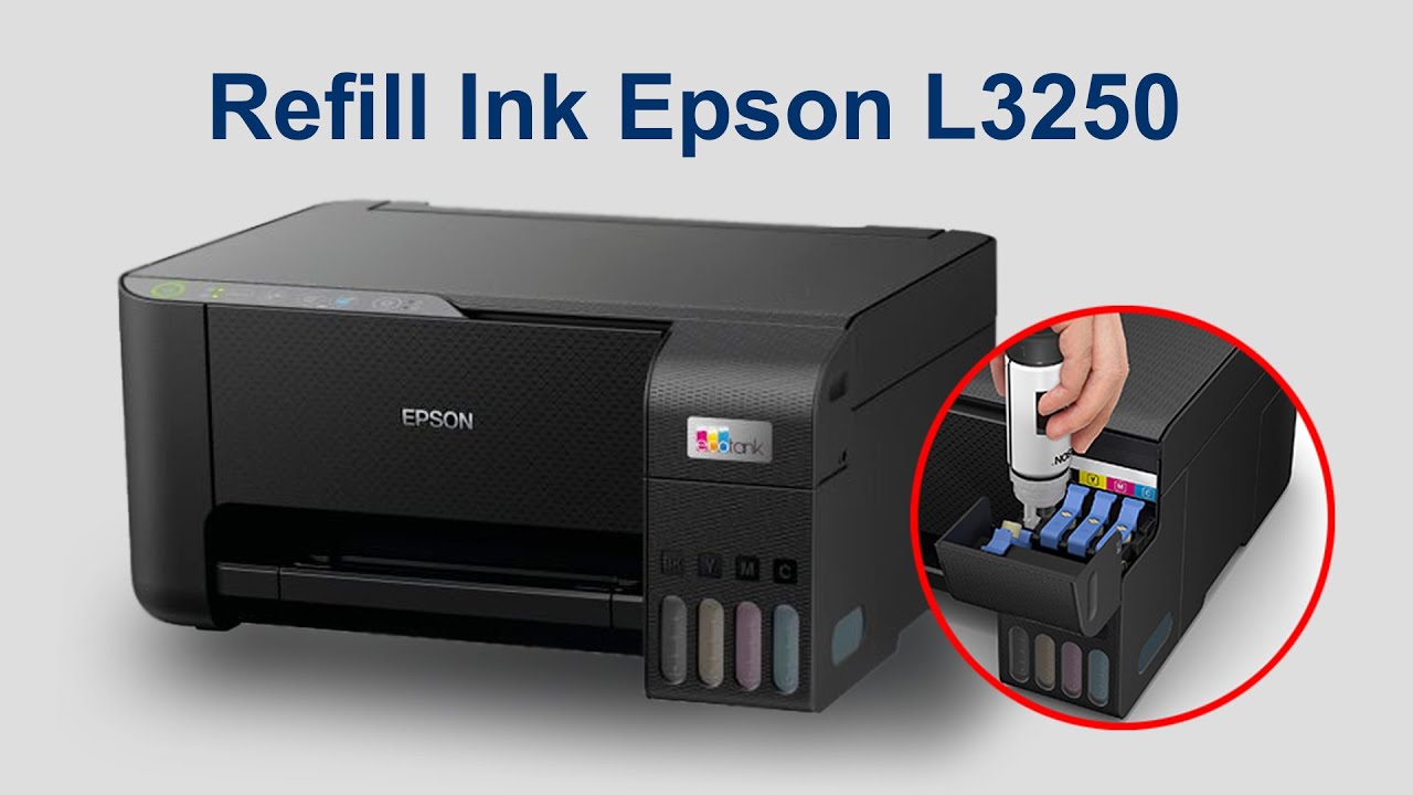Maximize savings with the Epson L3250 ink refill technique