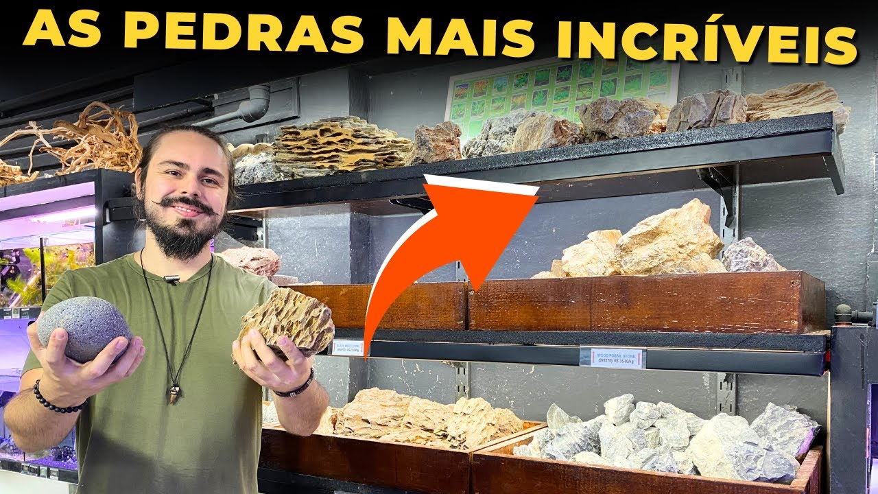 🔴DEZENAS DE ROCHAS LINDAS DE AQUÁRIO! |Mr. Betta|