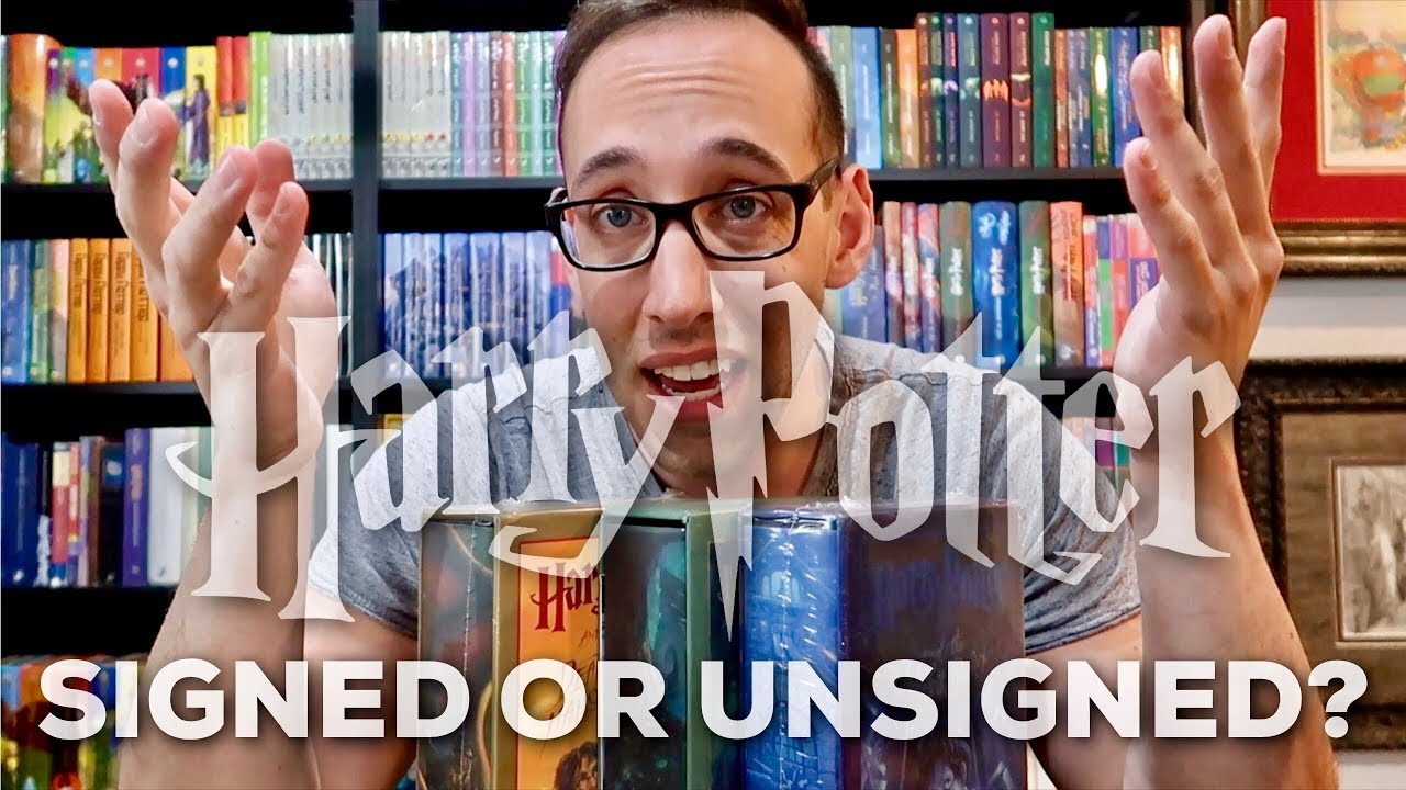 HARRY POTTER SLIPCASE EDITIONS: Are they signed by J.K. Rowling? PLUS unboxing a RARE German book!