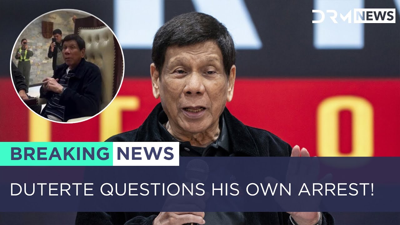 Rodrigo Duterte Questions Arrest: 'What Crime Did I Commit?' | DRM News | AC1B