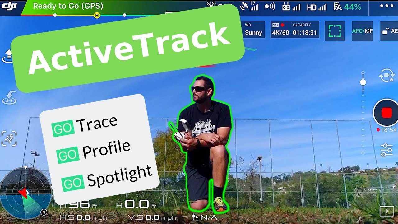 A Look at ActiveTrack's Trace, Profile, and Spotlight Modes