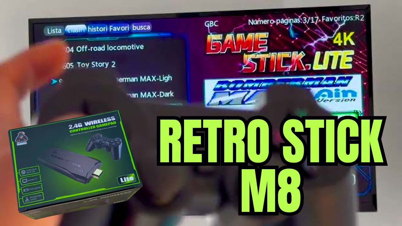 Consola Retro Stick M8 ANÁLISIS 🔥 +20.000 Juegos (Amazon)