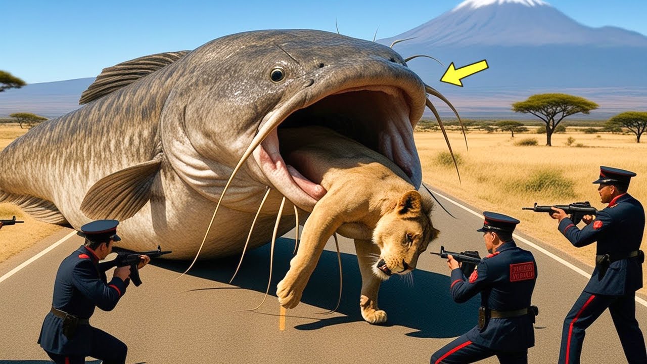 Wildlife Rescue | Brave Team Battles Giant Catfish 🐟 to Save a Lion 🦁