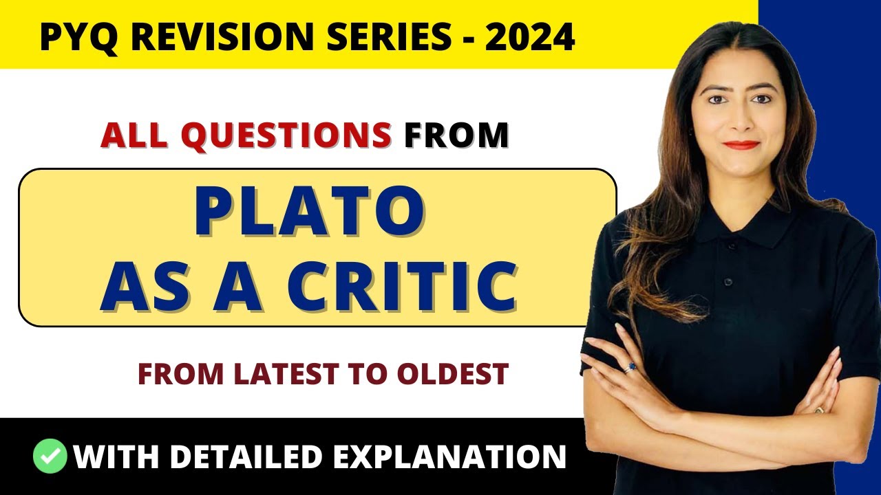 All Important Questions Of PLATO In One Video | Literary Criticism | Sunaina Jethani