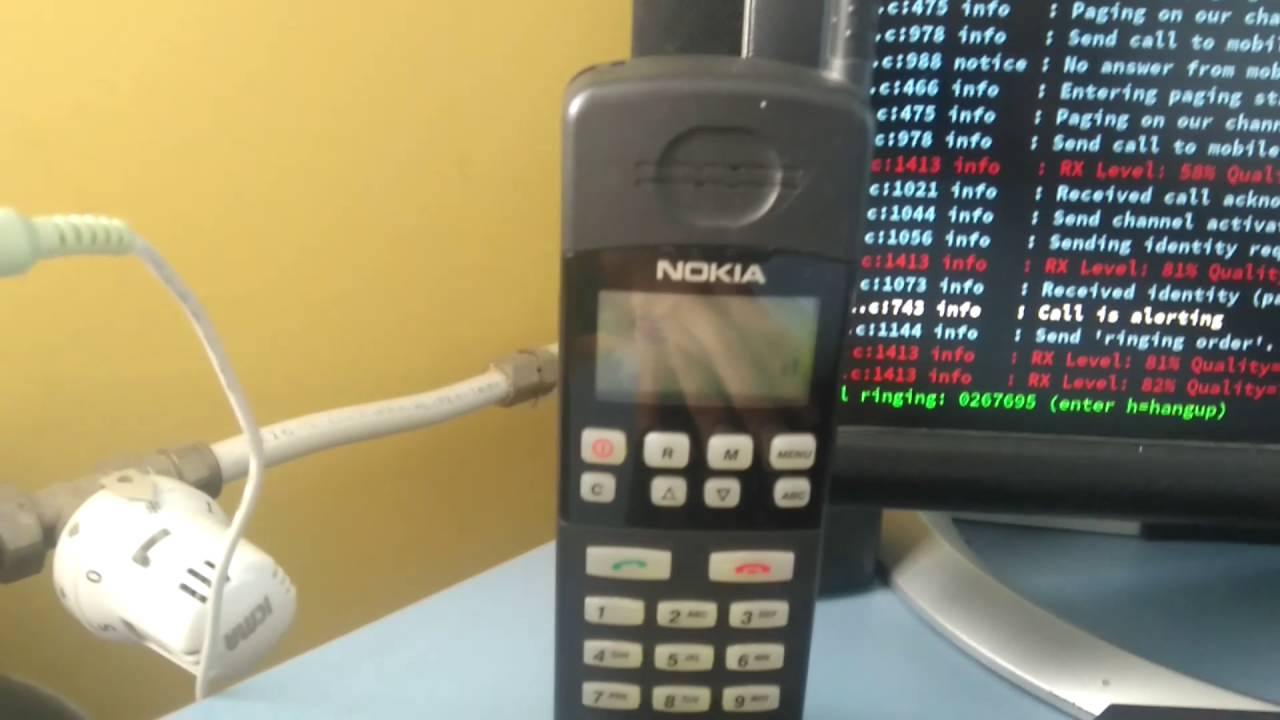 Osmocom analog NMT-450 incoming call