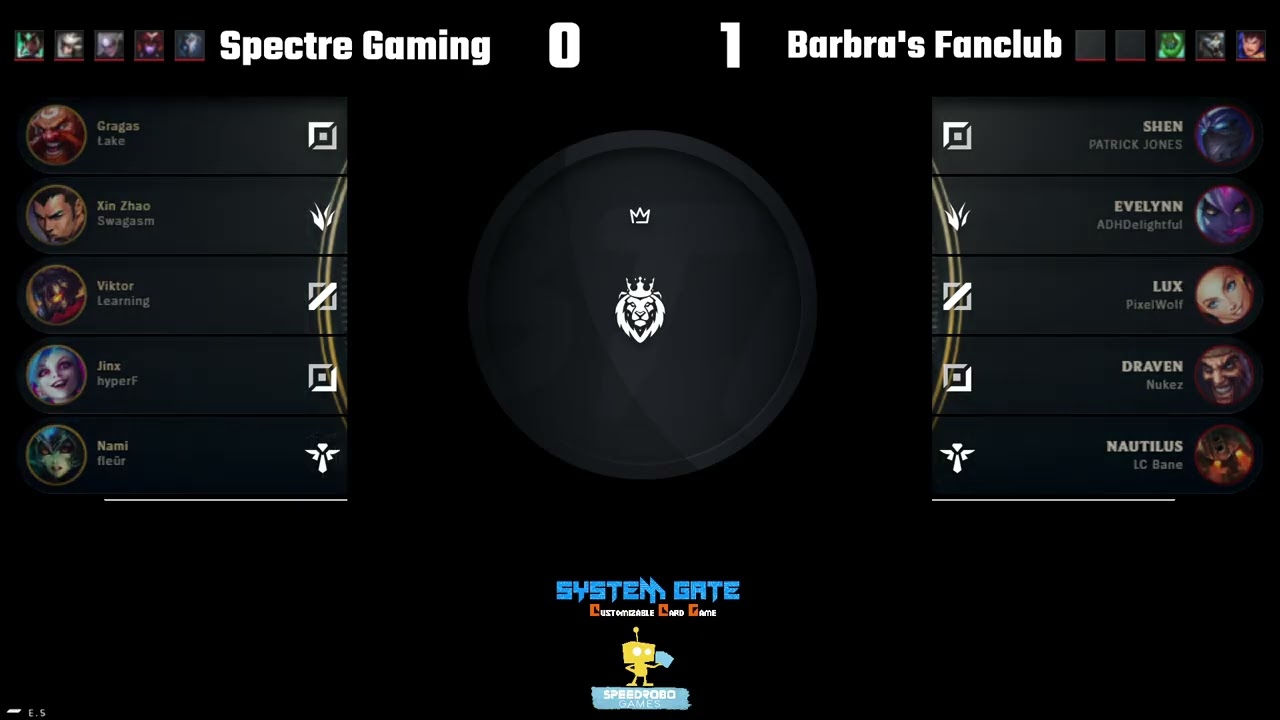 BTL Season 12 Week 6 Day 7 | Barbara's Fanclub vs Spectre Gaming | Hosted by Proof | Casting by Proo