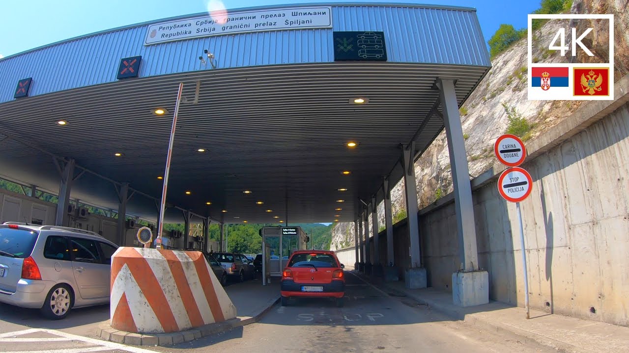 Serbia-Montenegro Border Drive 🇷🇸  🇲🇪  Driving from Serbia to Kosovo via Montenegro (pt1)