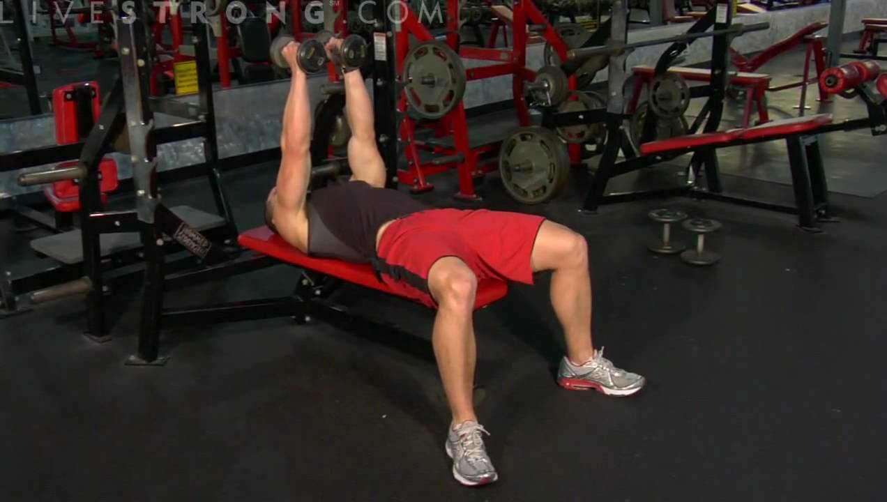 How to Do Flat Bench Dumbbell Flys