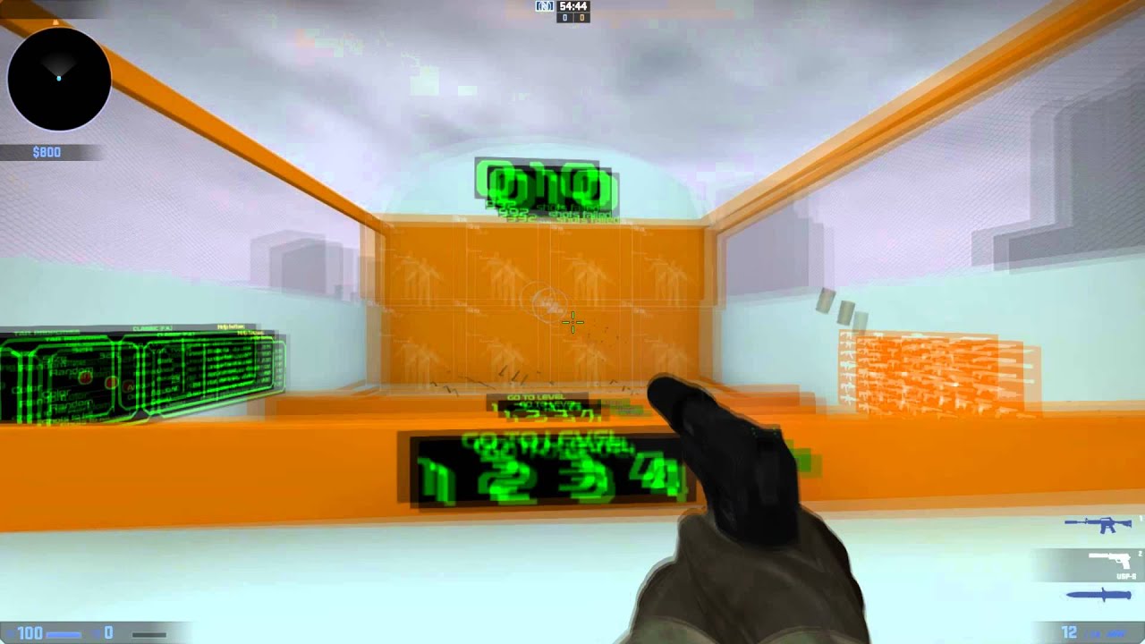 CS:GO Counter Terrorist Warm up side