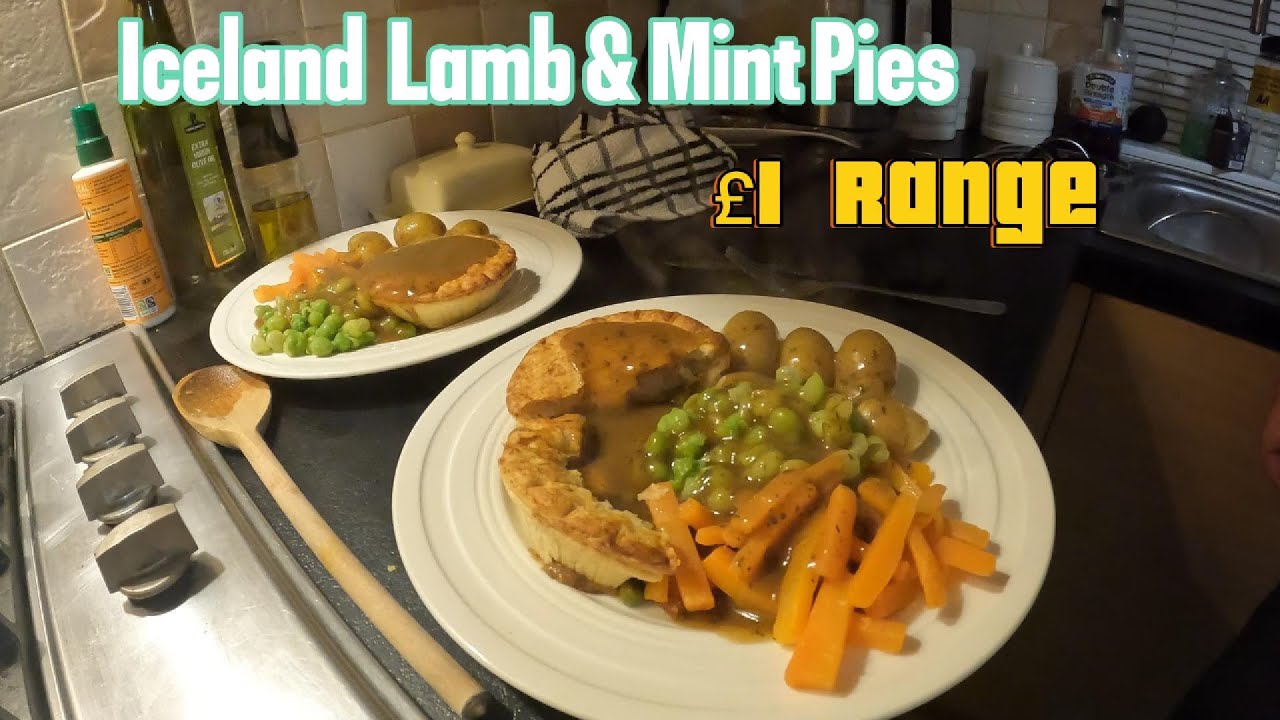 lamb and mint pies iceland £1 range