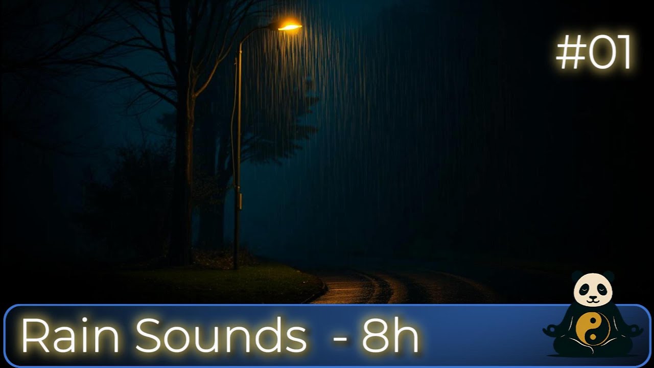 Deep Sleep & Nature #01 – Rain Sounds, Black Screen After 30 Sec – Ad Free | PandaPeet