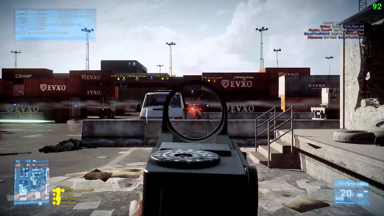 Battlefield 3 | PC | Streak #22 w/M416 on Kharg | 24 Kills