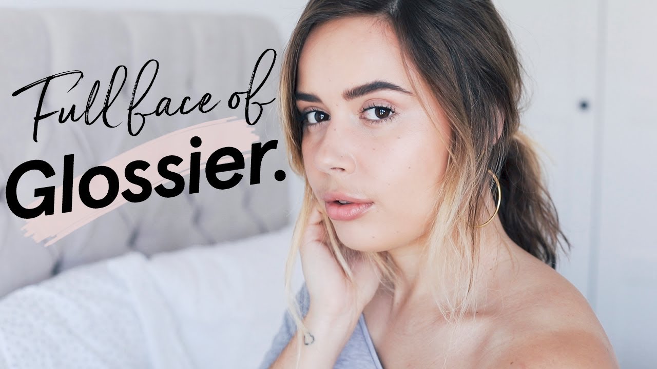 GLOSSIER GIRL: FULL FACE OF GLOSSIER TUTORIAL | Hello October