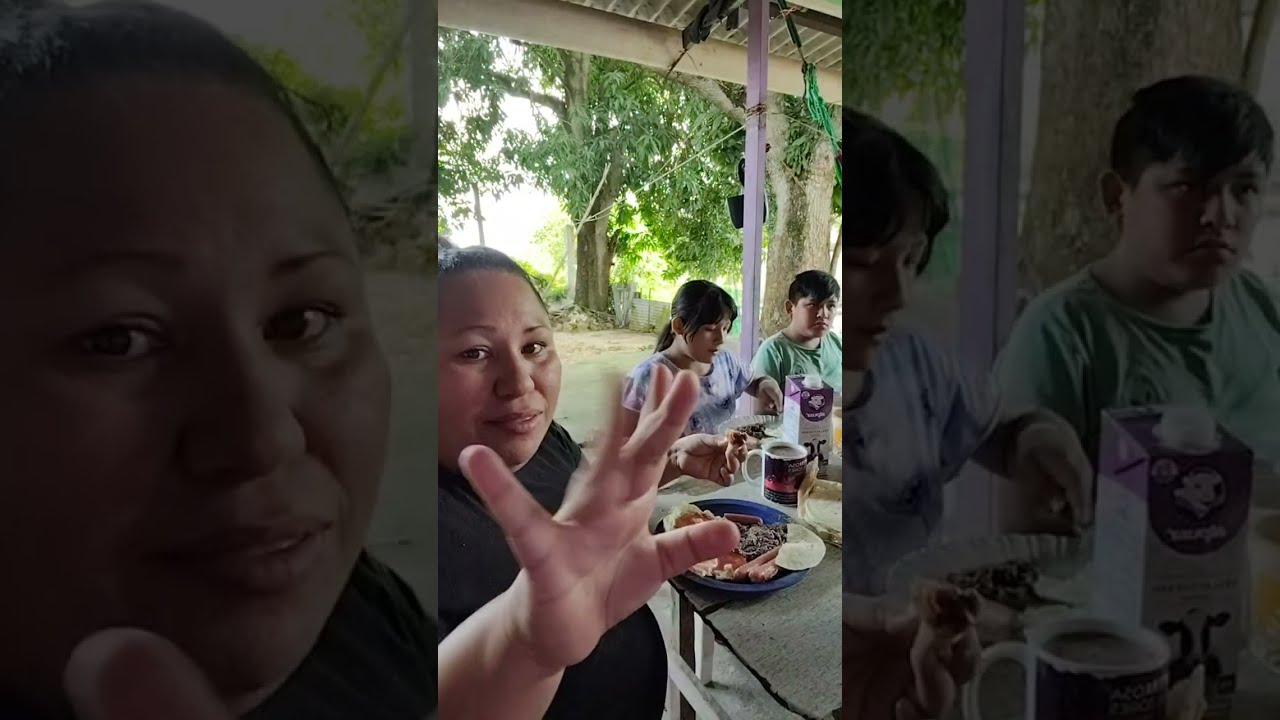 Tia lizet está en vivo huevitos con frijoles