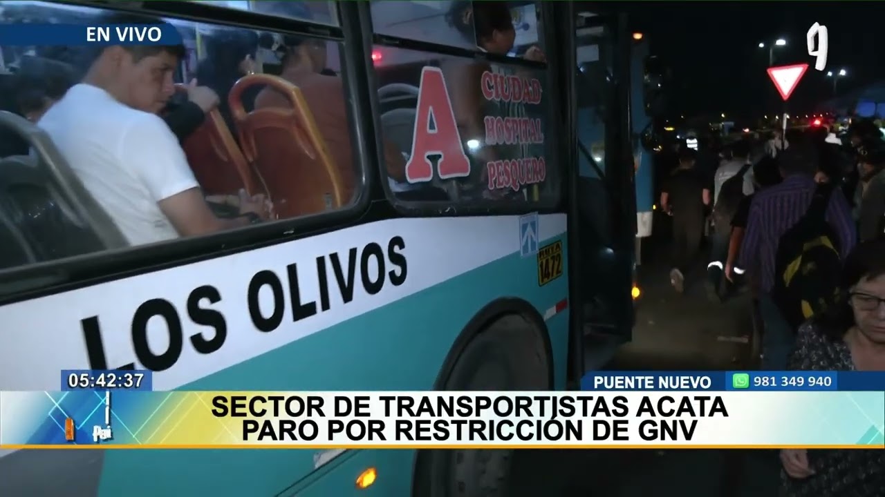 Transportistas salen a trabajar pese al anunció de paro por restricciones de GNV