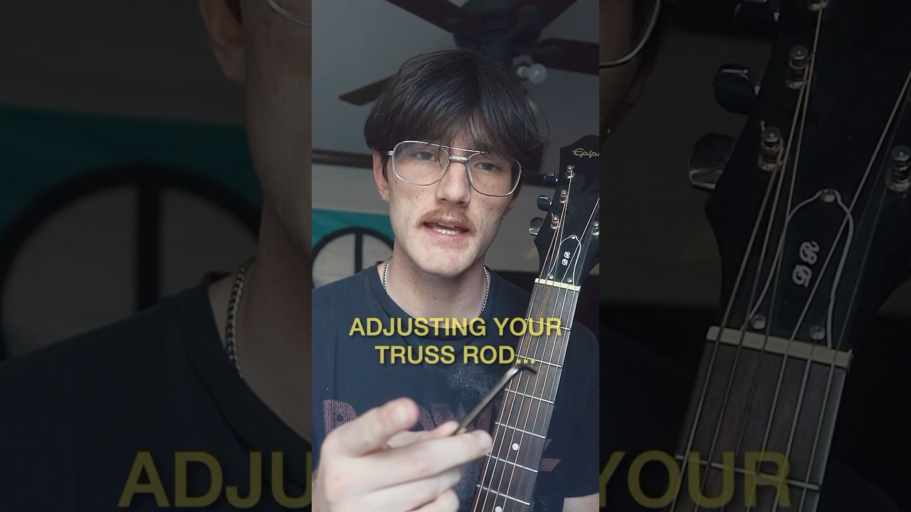 How to adjust your truss rod&hellip; #guitar #guitarsetup #guitarist #guitartalk #musician #guitartech