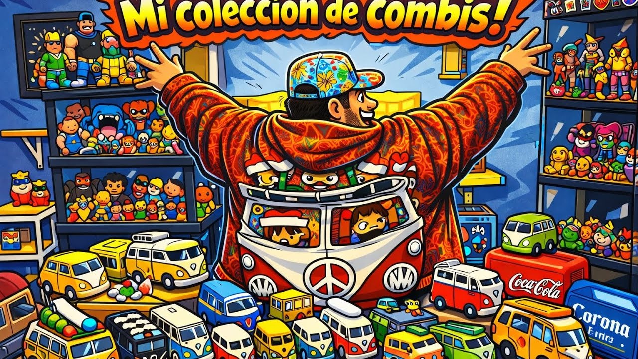 Toda mi colección de combis(mostrando colecciones a la banda)