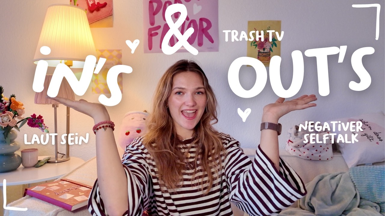 was für 2026 in & out ist 🙂‍↕️ TrashTv & laut sein.. ✰ Jackie Alice