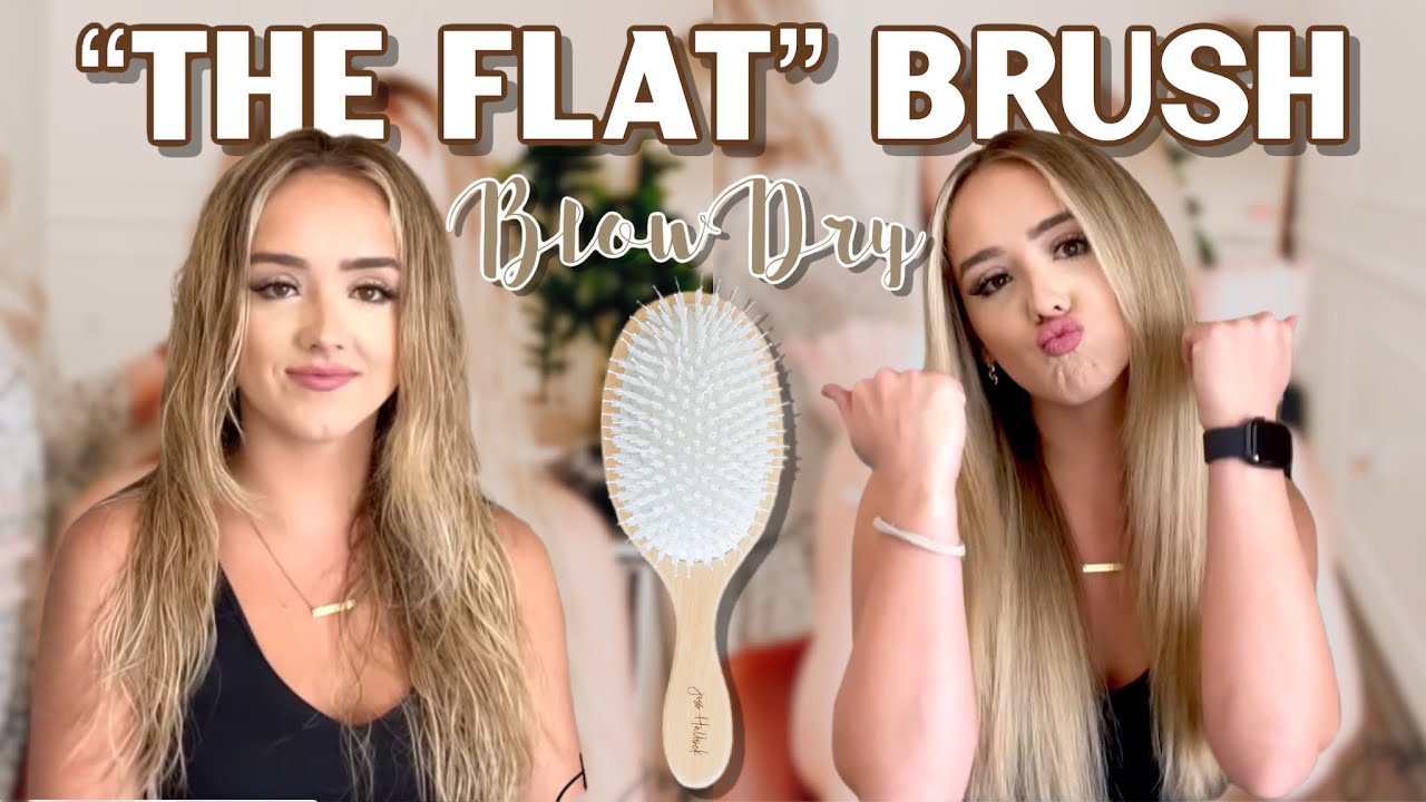 How to Flat Brush BlowDry | Ensemble Hair | Jess Hallock