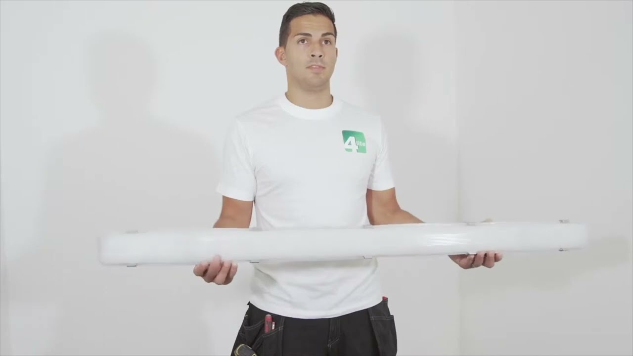 4lite IP65 LED Non Corrosive Batten Installation Video | Screwfix