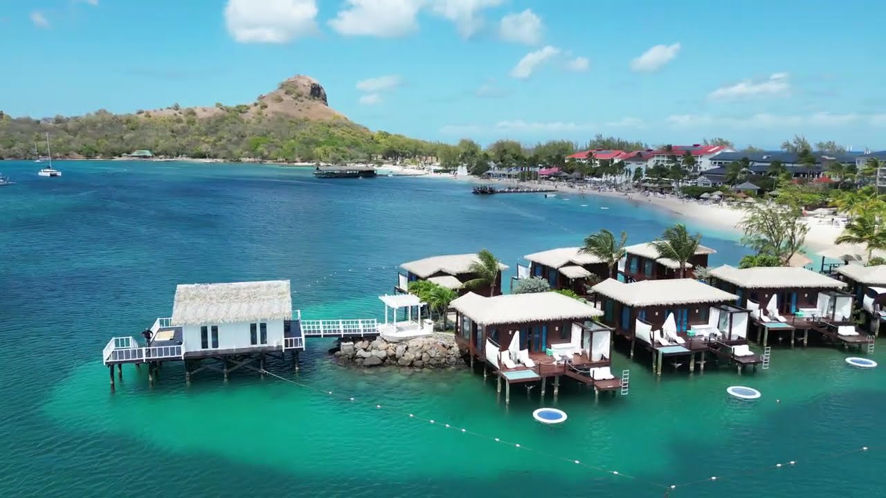 Our Overwater Bungalow at Sandal's Grande St  Lucian