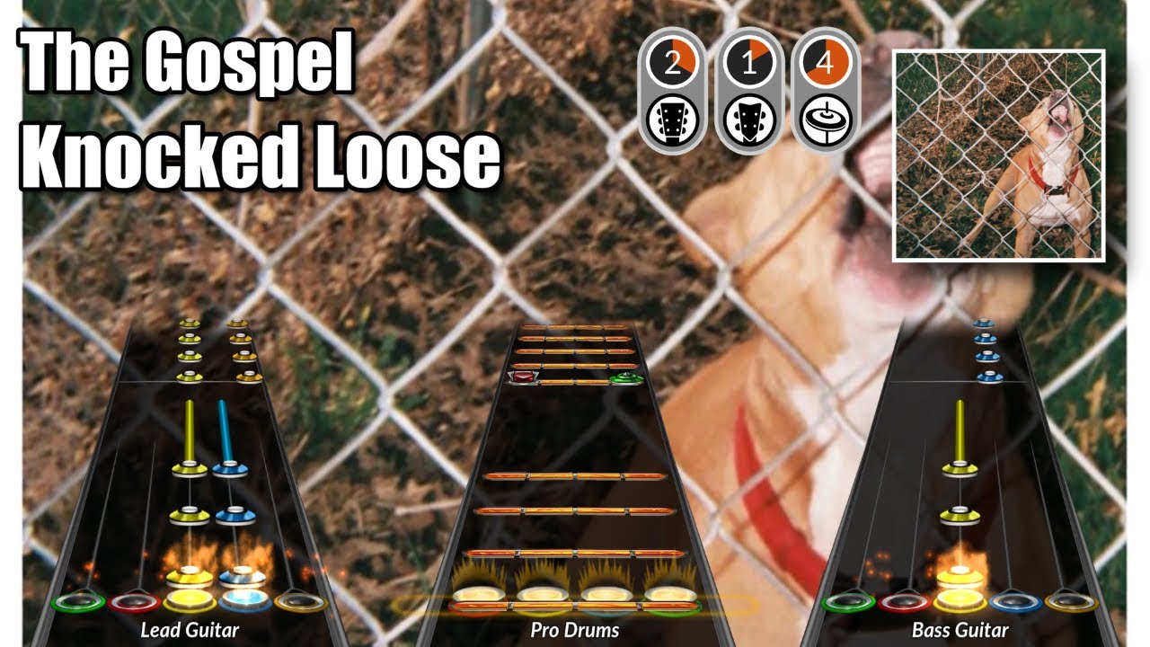 Knocked Loose - The Gospel Clone Hero Chart (Full Band)