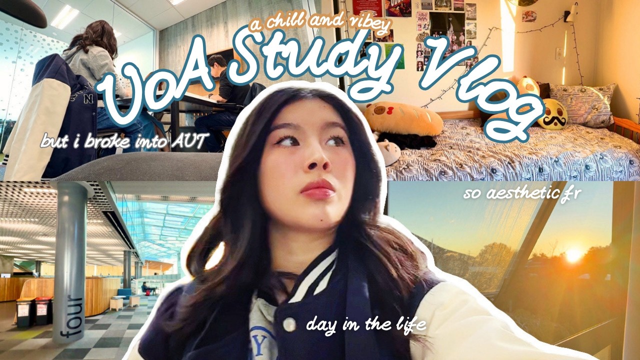 The UoA Life 🍪🍰 A Study Vlog | campus ambience, lofi music, locking in but aesthetically