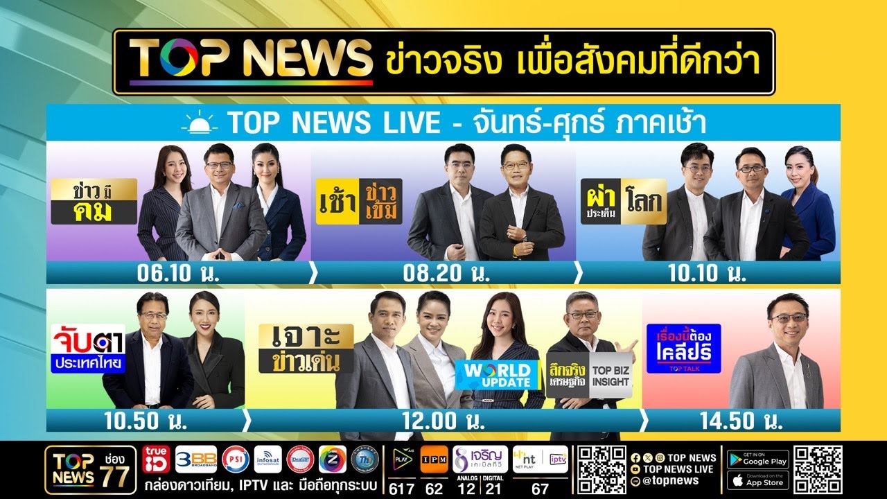 Live ภาคเช้า | 20 ตุลาคม 2568 | FULL | TOP NEWS
