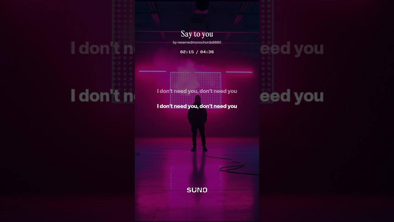 Say to you 