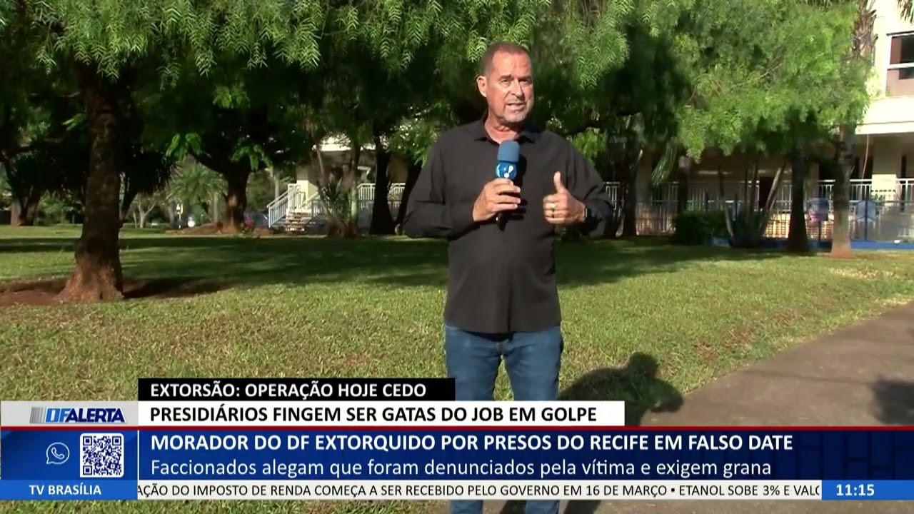 DF ALERTA - Morador do DF extorquido por presos do Recife em falso date