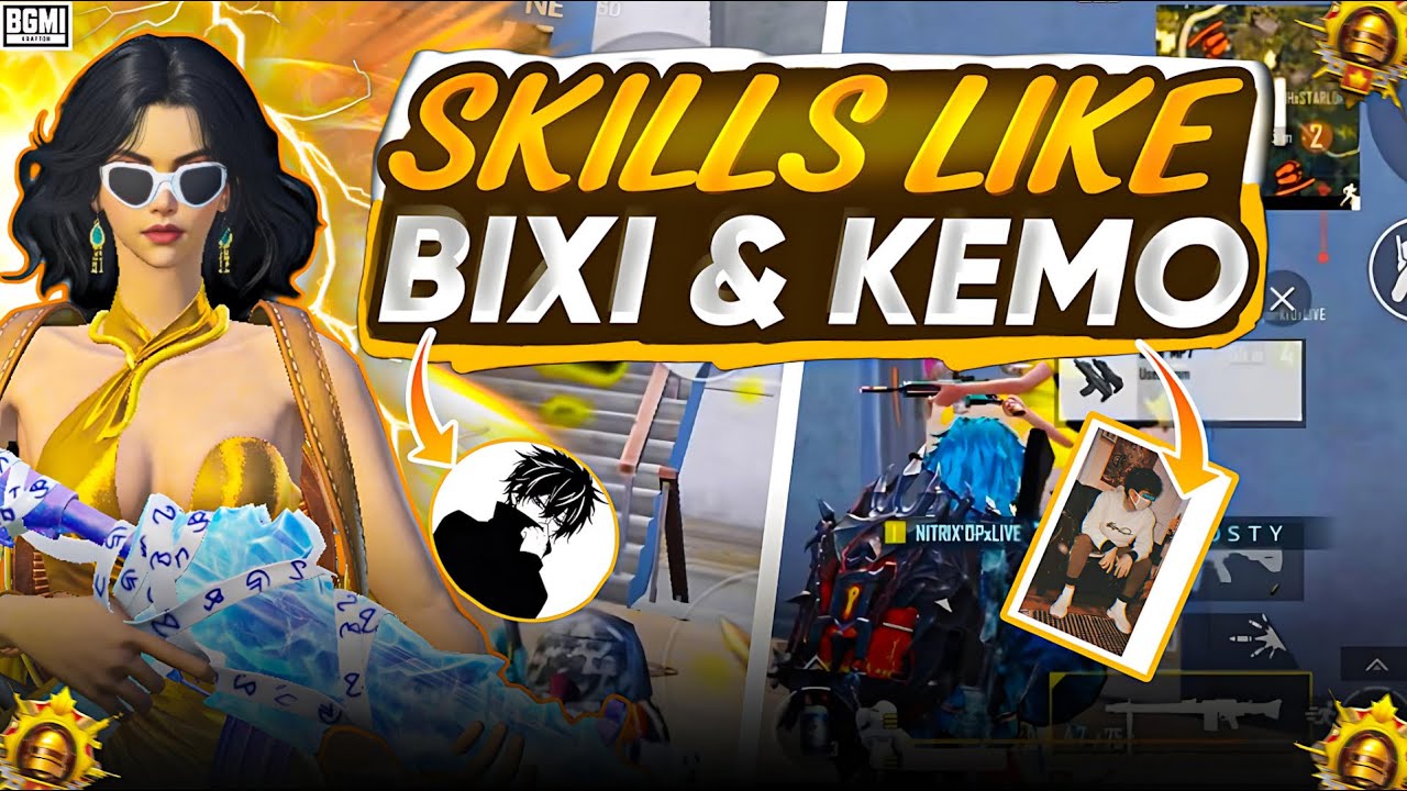 KEMO ❌ BIXI VIBES  🔱  | Playing Like @TheBixiOP  & @Kemo..  - FASTEST 1V4 GAMEPLAY‼️