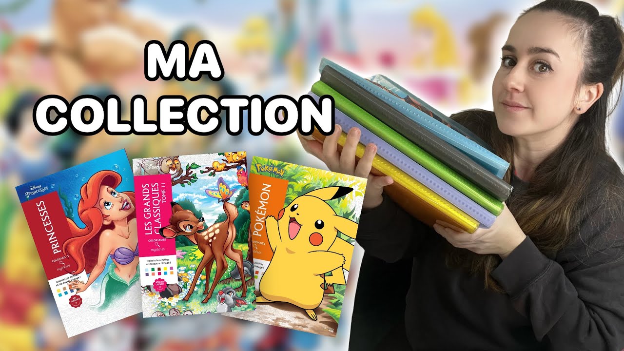 Ma collection de livres de coloriages MYSTÈRE Disney ✨