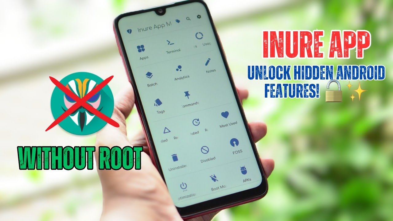 Inure: Ultimate Android App Manager! 📱🔧 (Root & Shizuku)